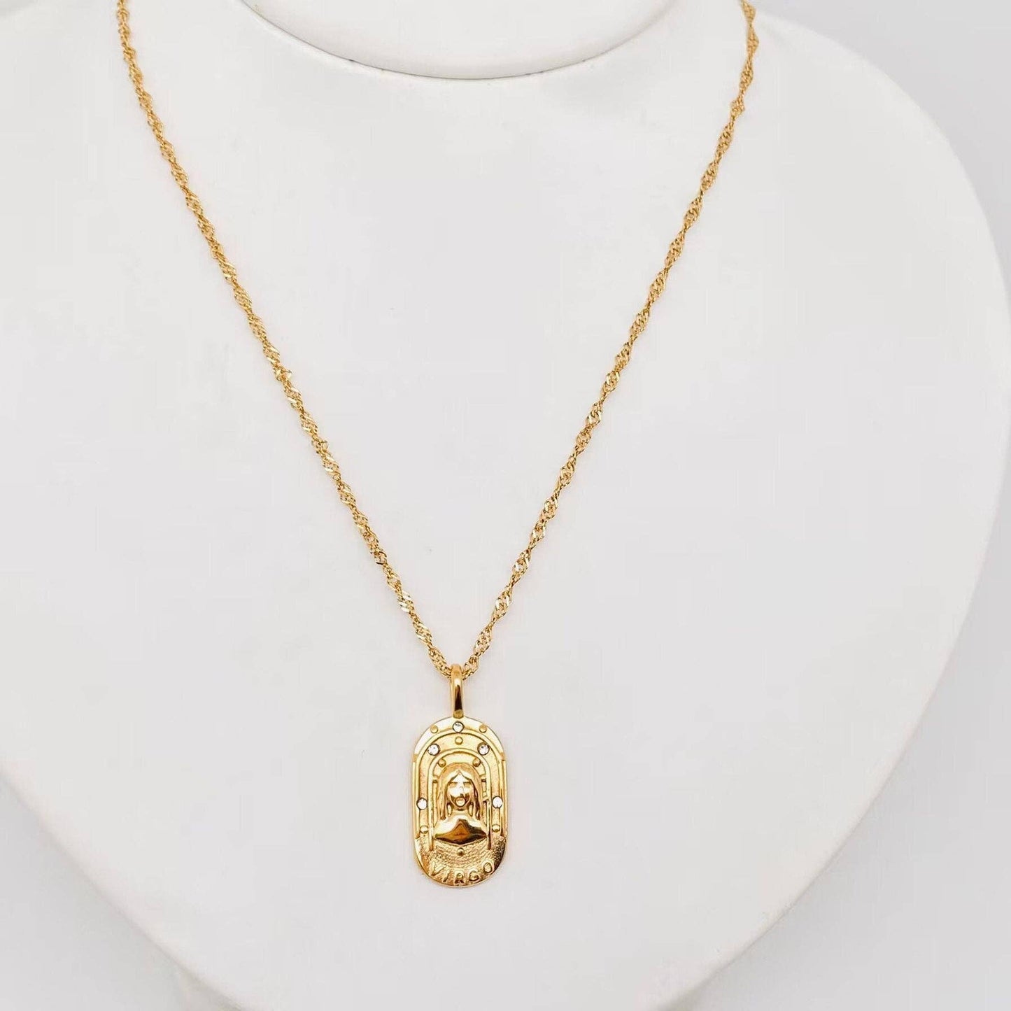 Zodiac Constellation Necklace - Virgo