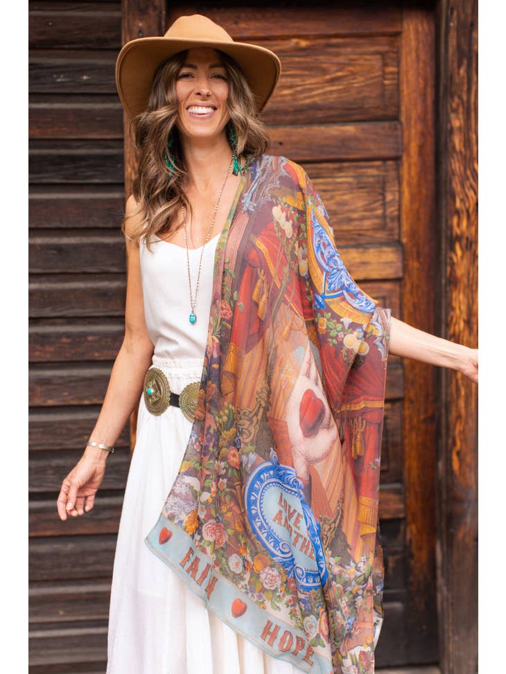 Love Language Bohemian Bamboo Scarf - La De Da