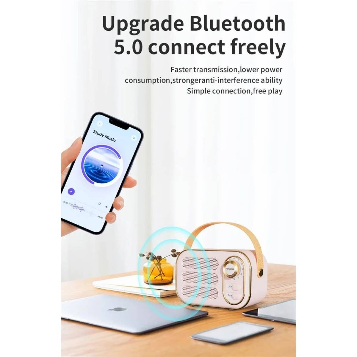 Retro bluetooth speaker version 2 - Mint