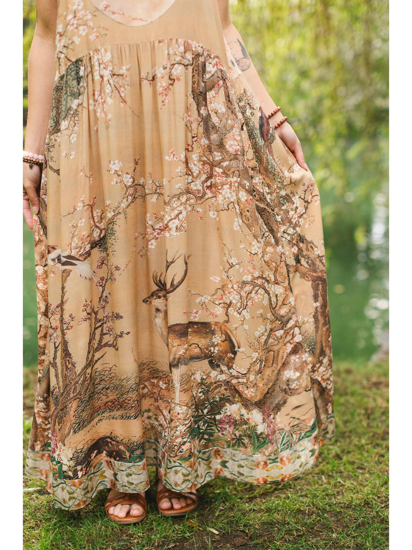Fable Bohéme Long Maxi Slip Dress
