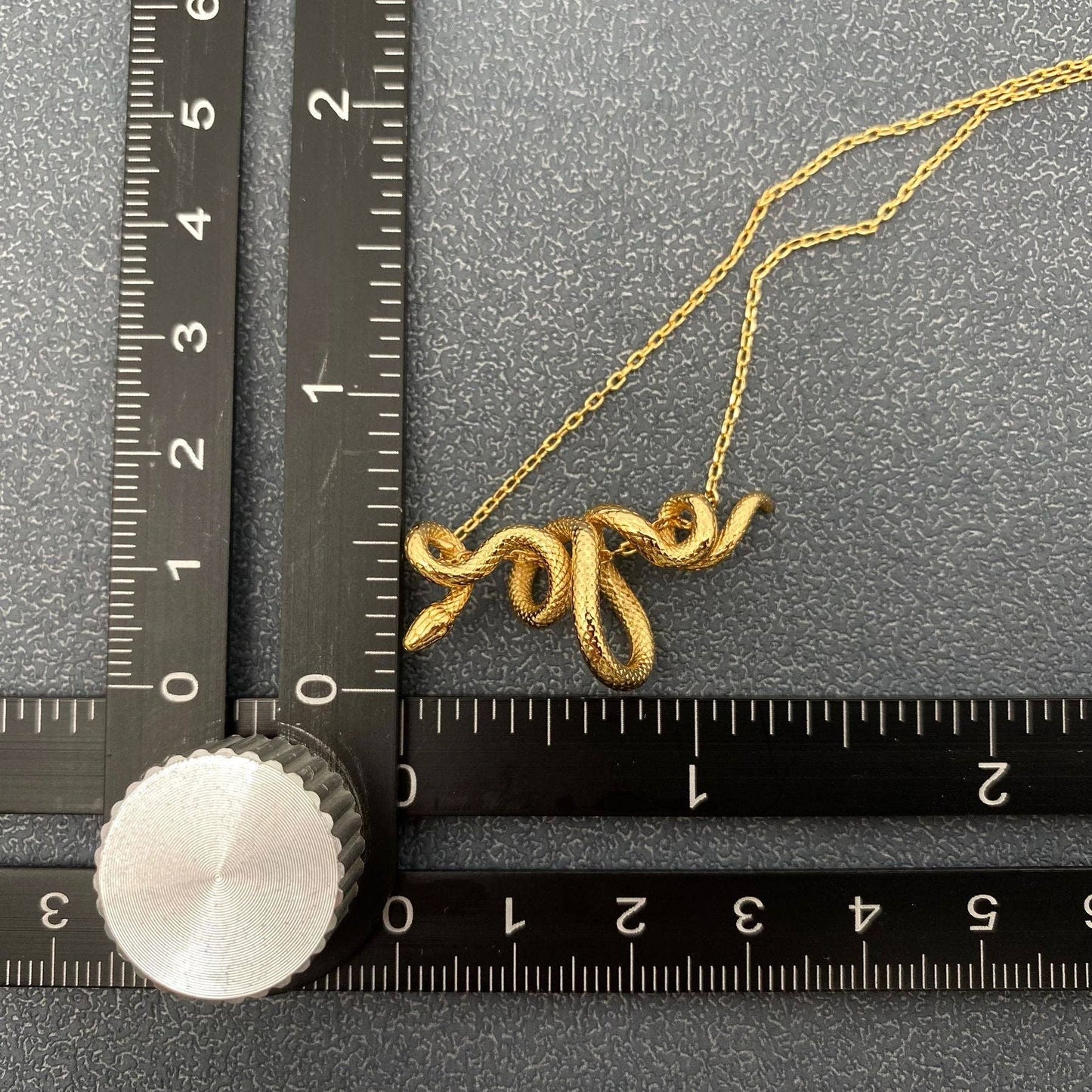 Python Winding Chain Snake Necklace