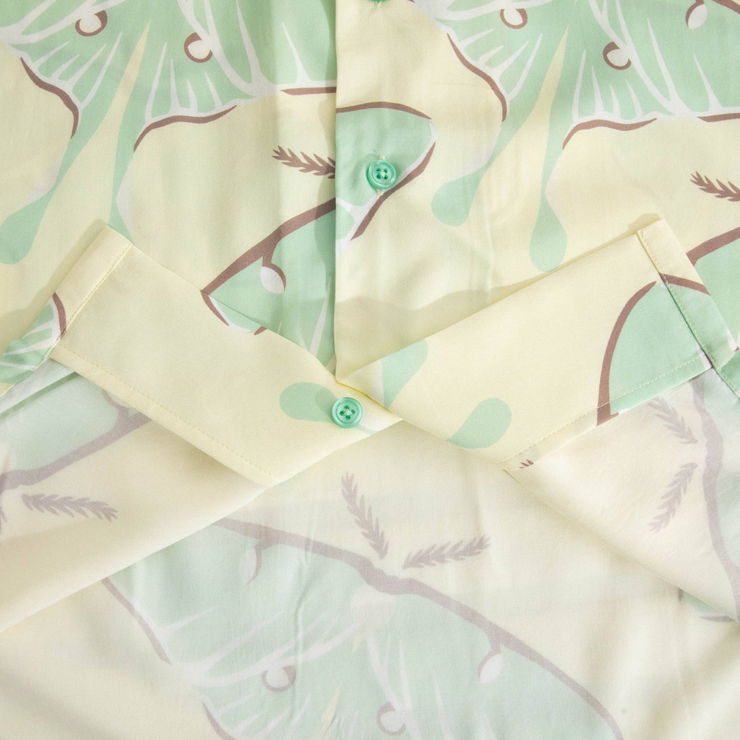 Luna Moth Button Up
