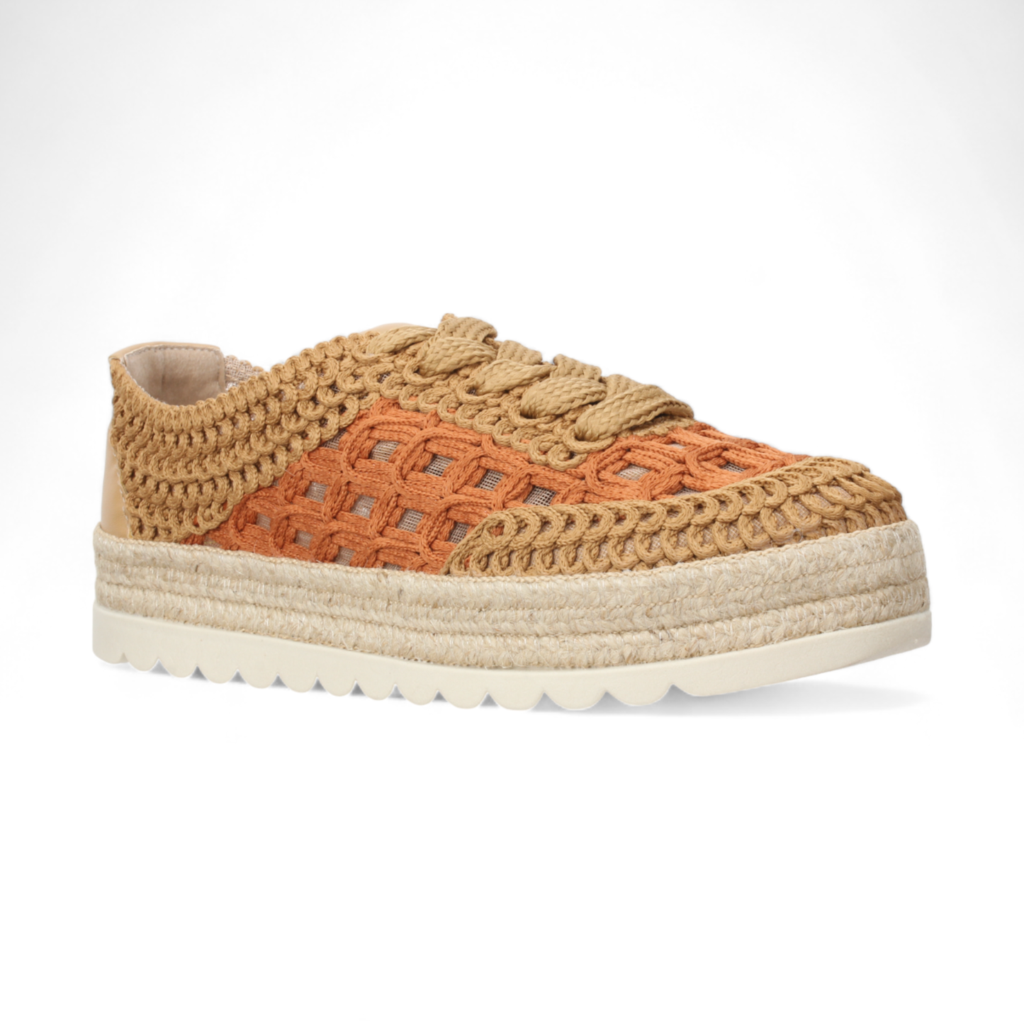 Harmony Crochet Sneakers - Pecan Rust