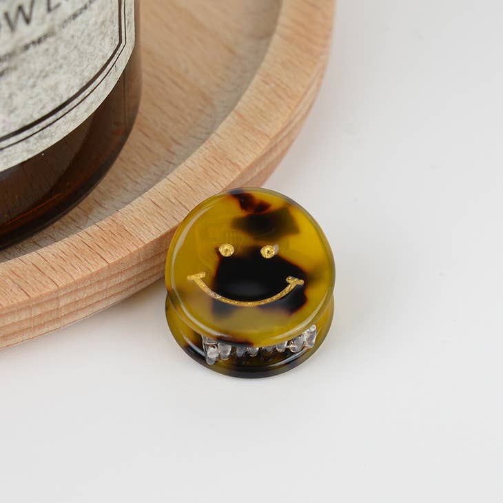 Cute Smiley Face Hair Clip - La De Da