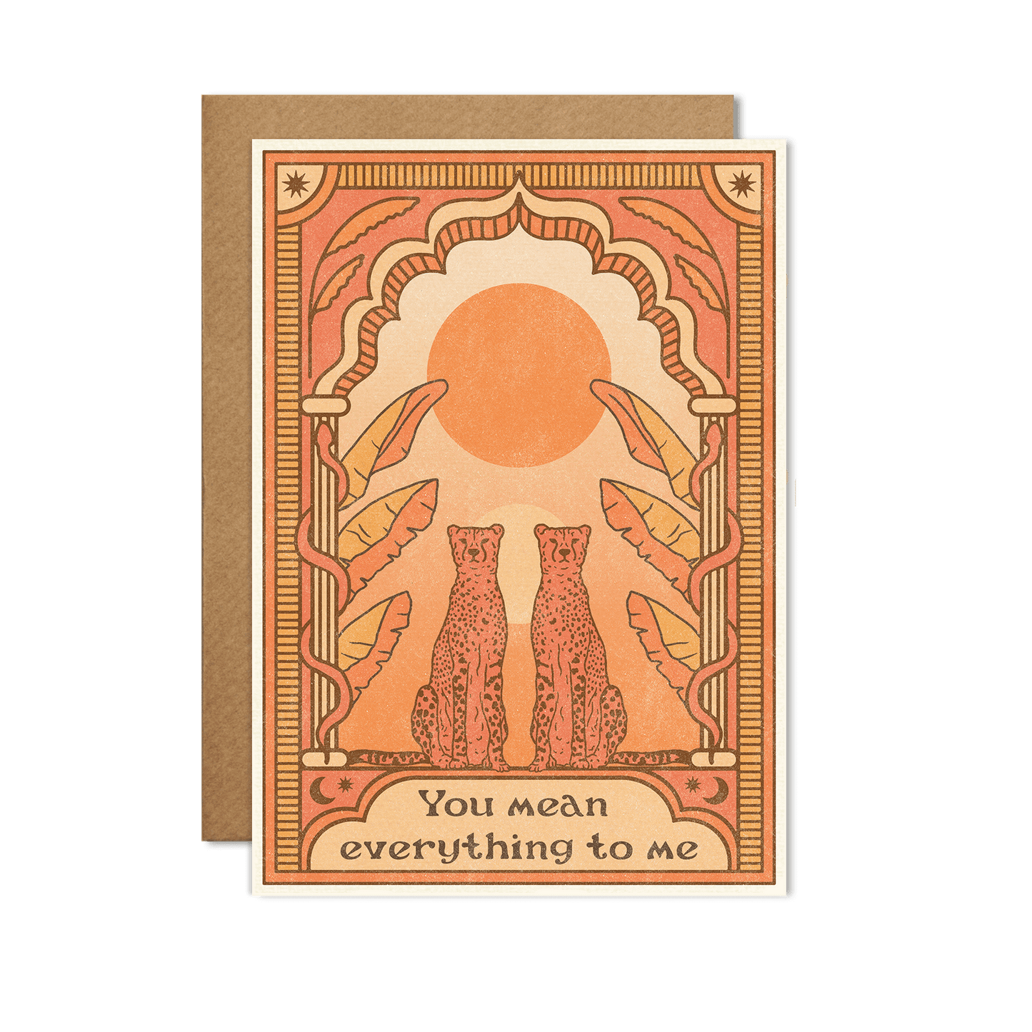 You mean everything to me Card - With cello wrap
