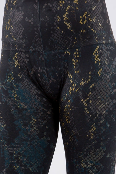 Euphoric Snakeskin Print Leggings - La De Da