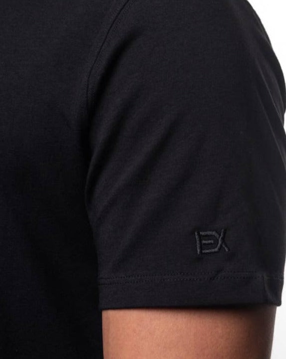 Basic Crew Neck T-Shirt - Black - La De Da