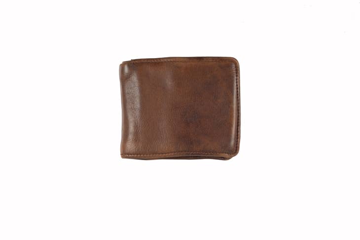Walnut Gianni Men's Bi-Fold Wallet - La De Da