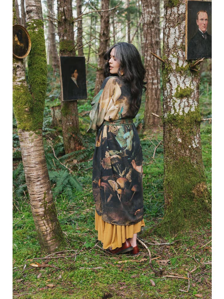 Heartwork Artisan Bamboo Duster Kimono Robe - La De Da