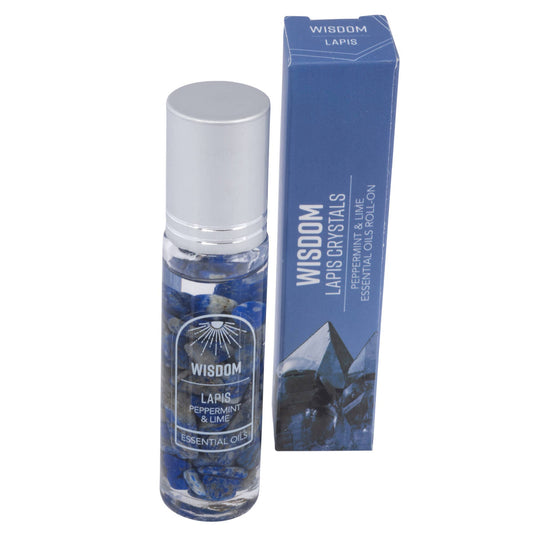 Energy Stone & Essential Oil Roll Ons - 0.5 FL OZ / LAPIS - PEPPERMINT & LIME