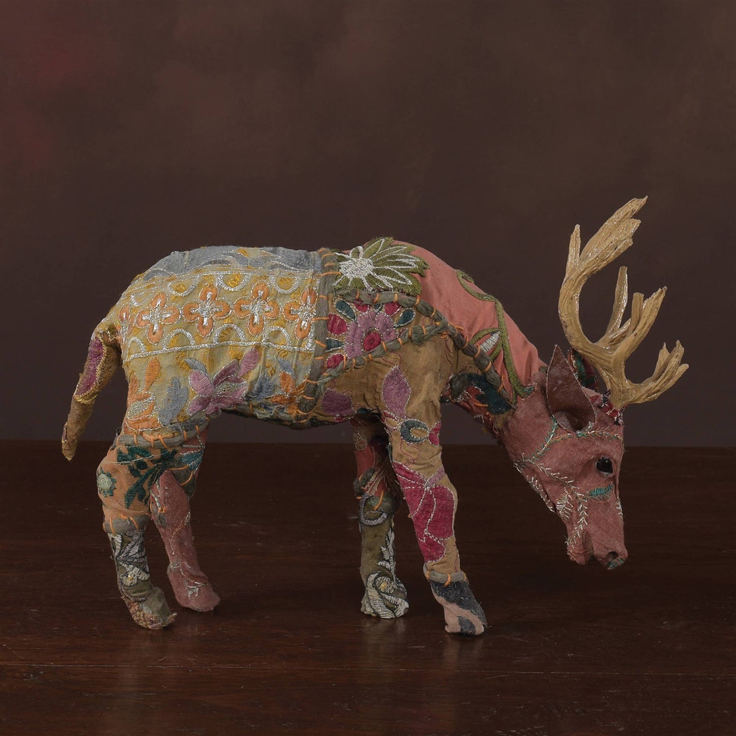 Bavarian Forest Stag Grazing - Sm - Deep Brown