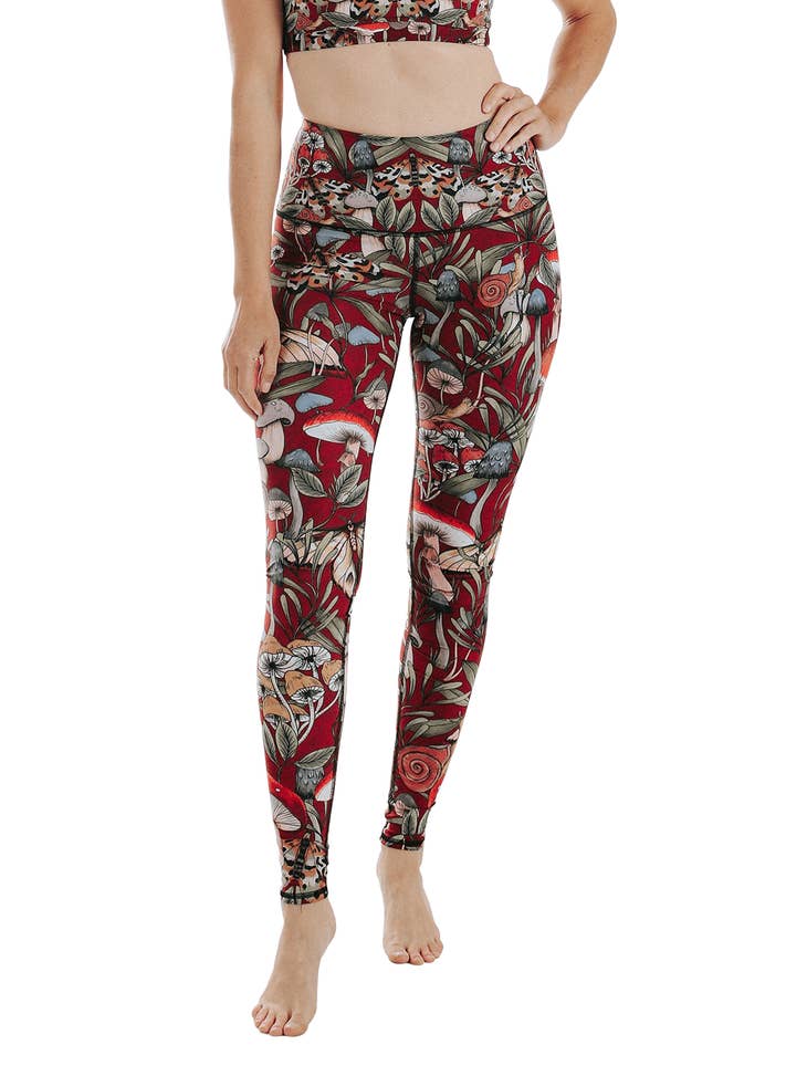 Fun Gal Printed Yoga Leggings - La De Da