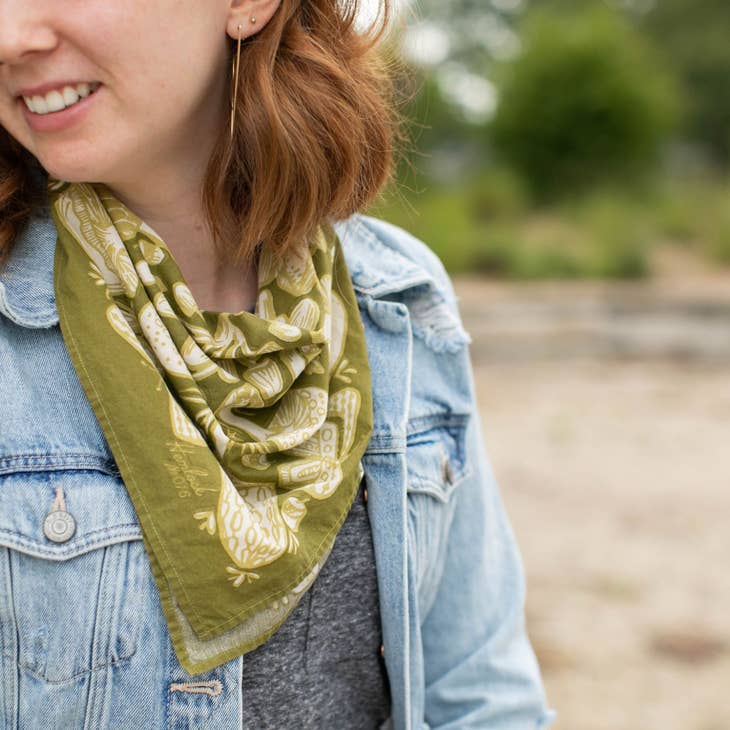 Mushrooms Bandana Scarf No. 016 - La De Da