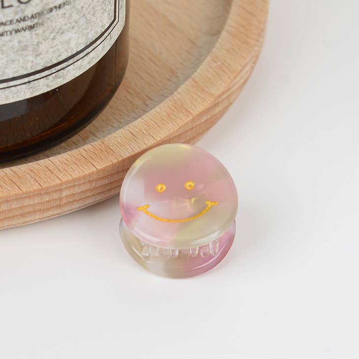 Cute Smiley Face Hair Clip - La De Da