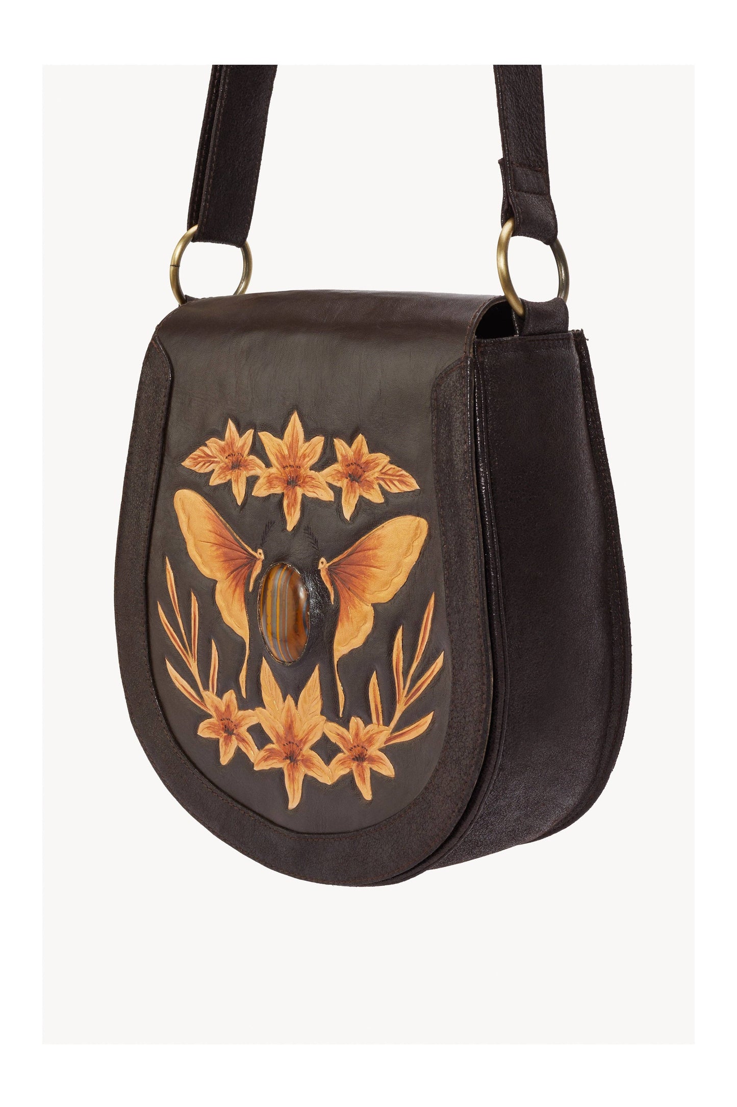 Luna Lily Bag Metallic Dark Choc/Gold / Tigers Eye