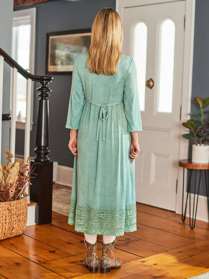 Hannah Embroidered Jersey Dress - La De Da