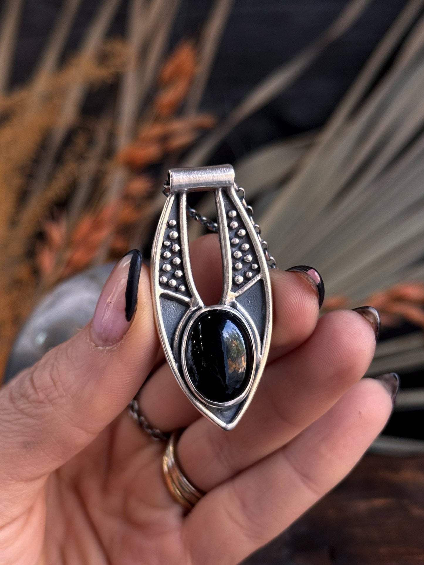 Ara Necklace // Black Onyx