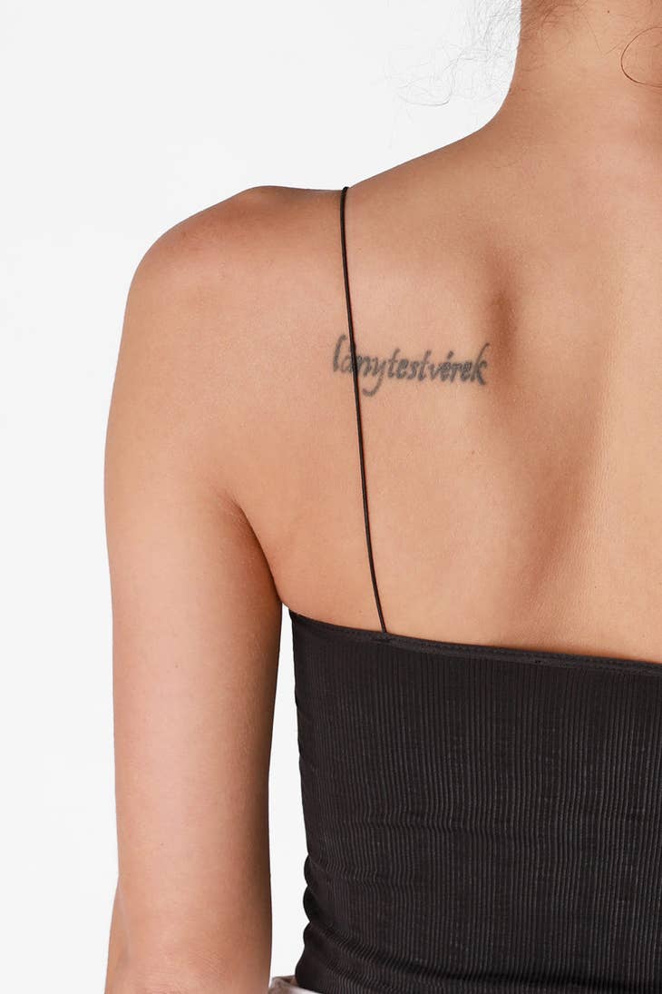 Vintage Ribbed Crop Top/Bralette - La De Da