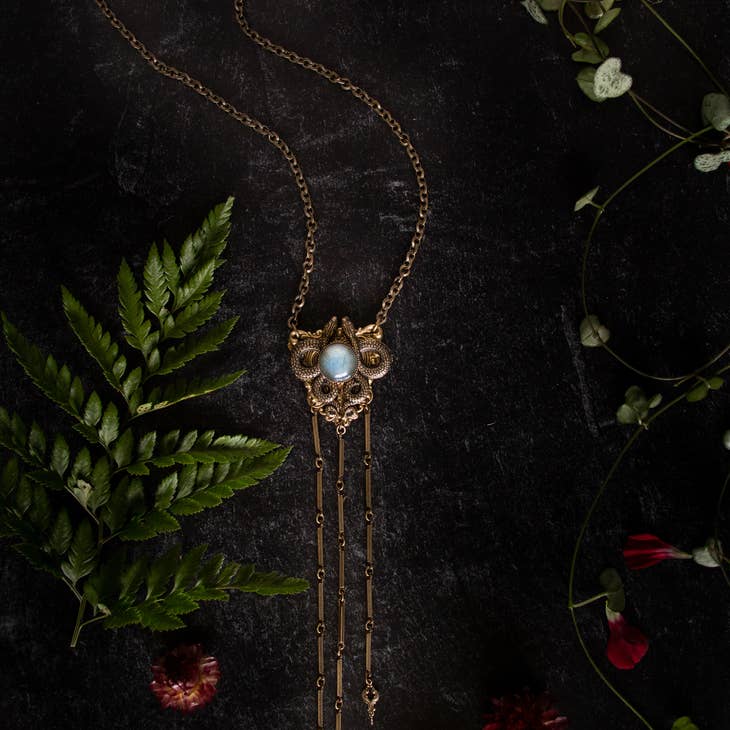Moon Coils Necklace - La De Da