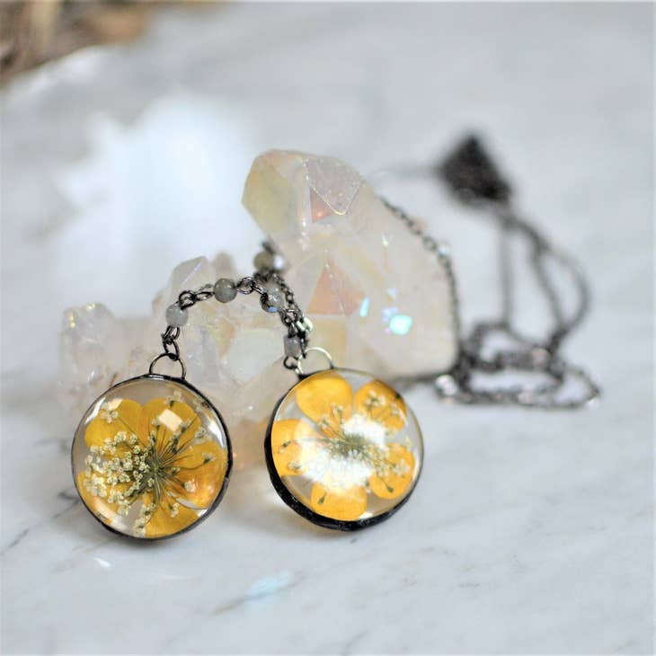 Buttercup Glass Necklace - La De Da