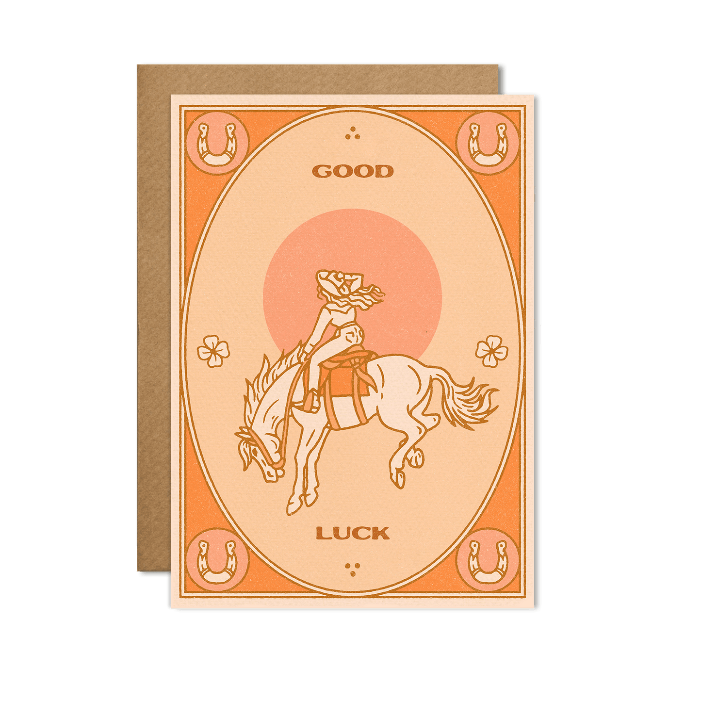 Good Luck Card - With cello wrap