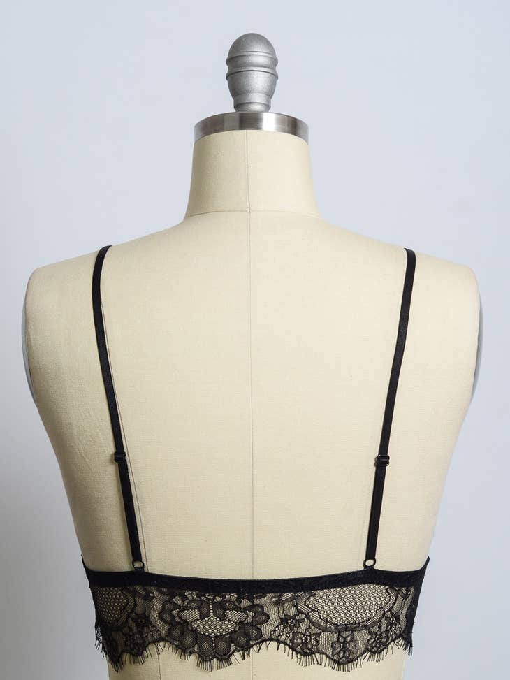 Sheer Eyelash Scallop Lace Cami - La De Da