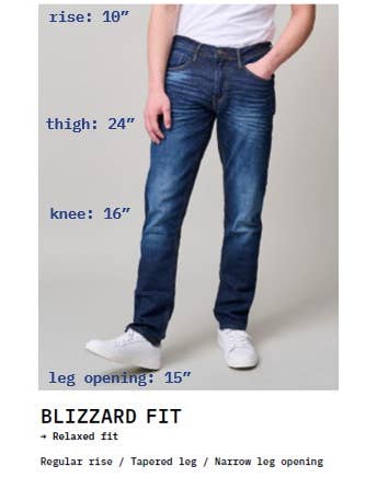 Blizzard Fit: Regular Jean - La De Da
