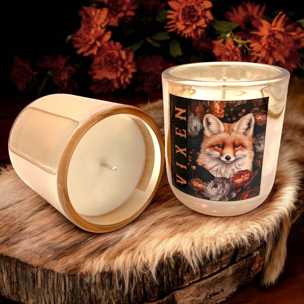 Aura Collection Iridescent Glass Candle - Vixen