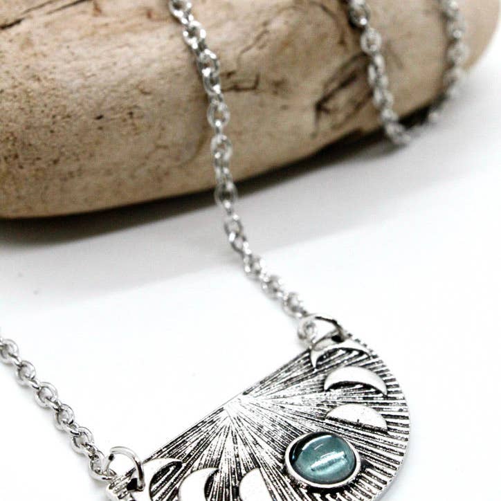 Mystic Moon Phases Necklace - La De Da