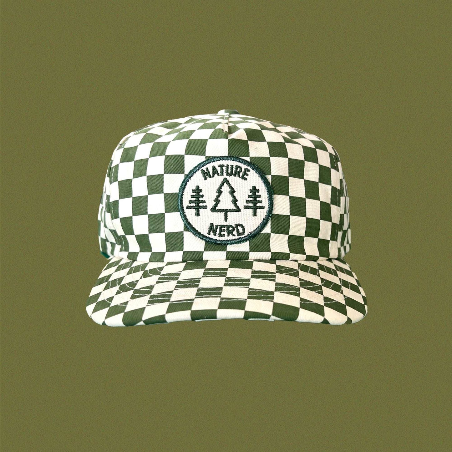 Nature Nerd 5-Panel Checkered Floppy Hat