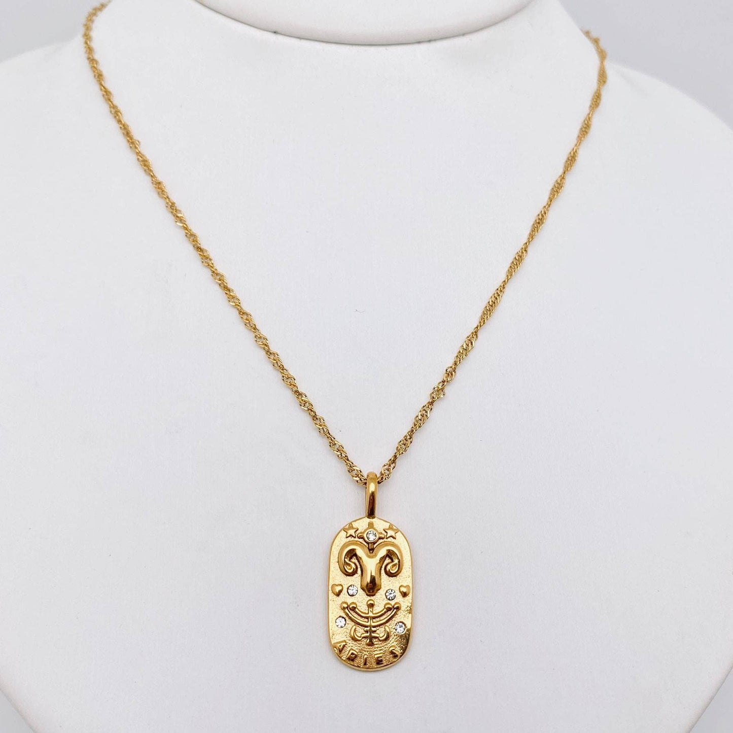 Zodiac Constellation Necklace - Aries