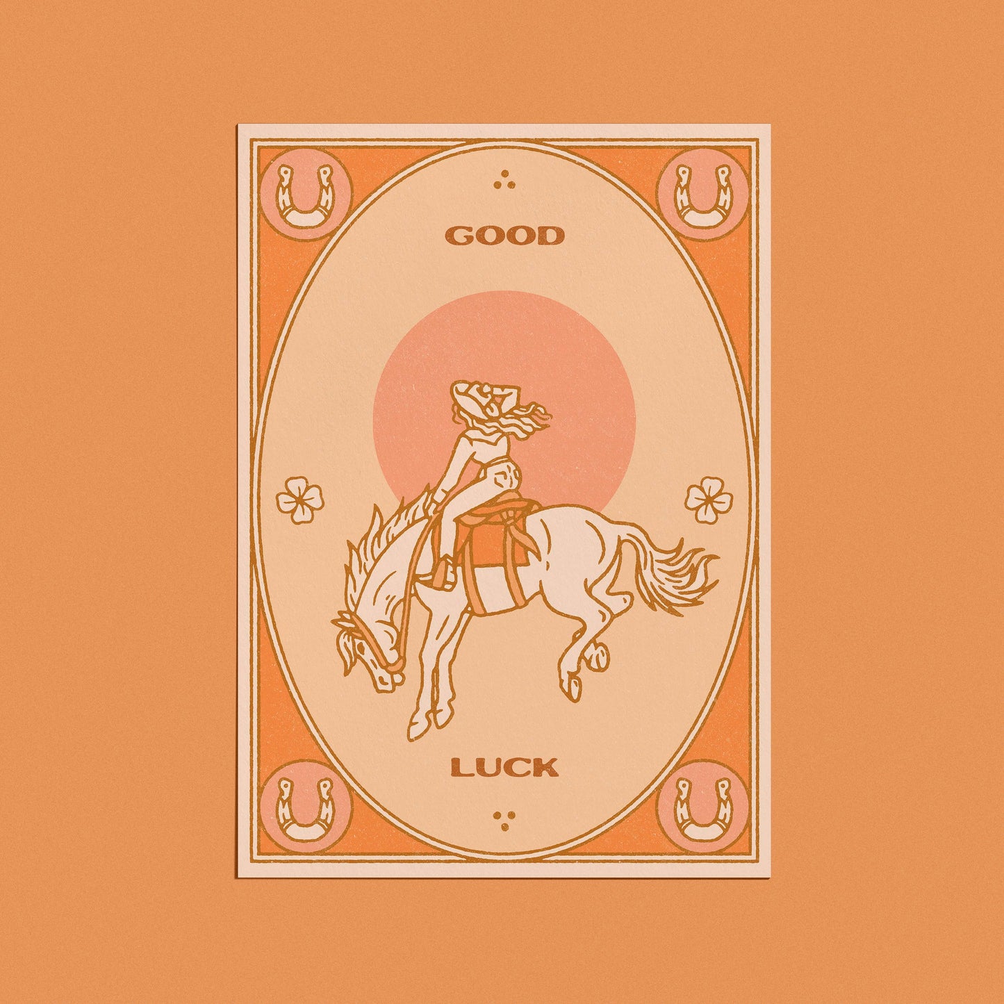 Good Luck Card - With cello wrap