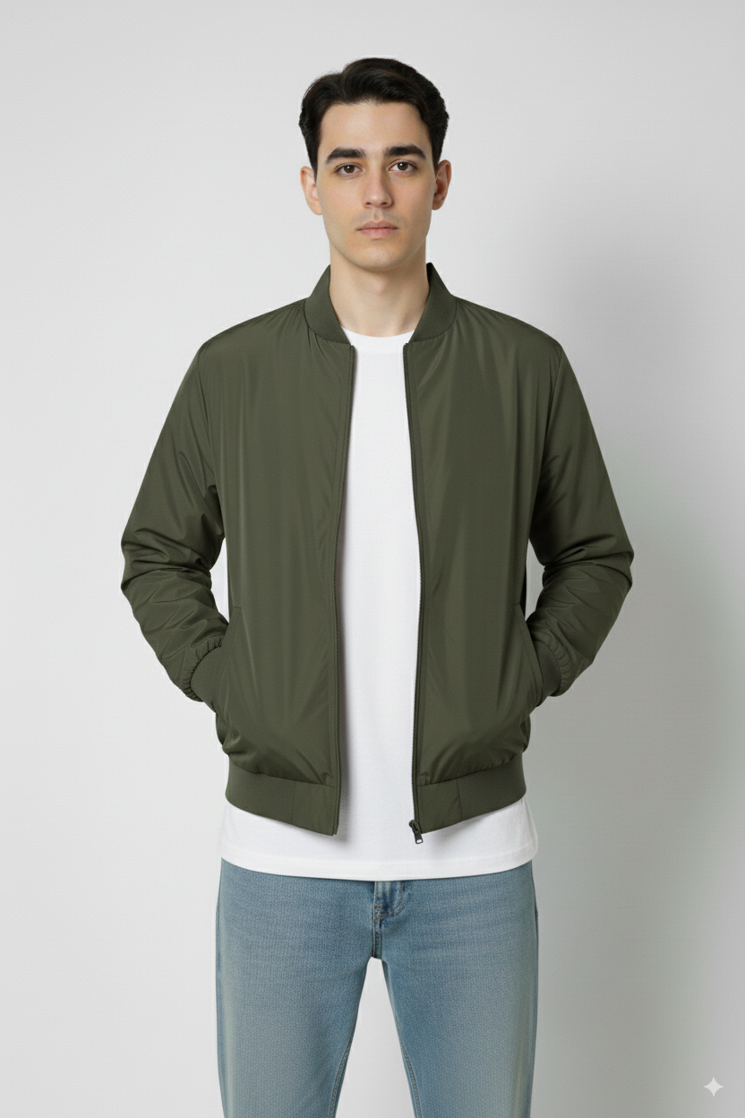Bomber Jacket Lightweight - Olive