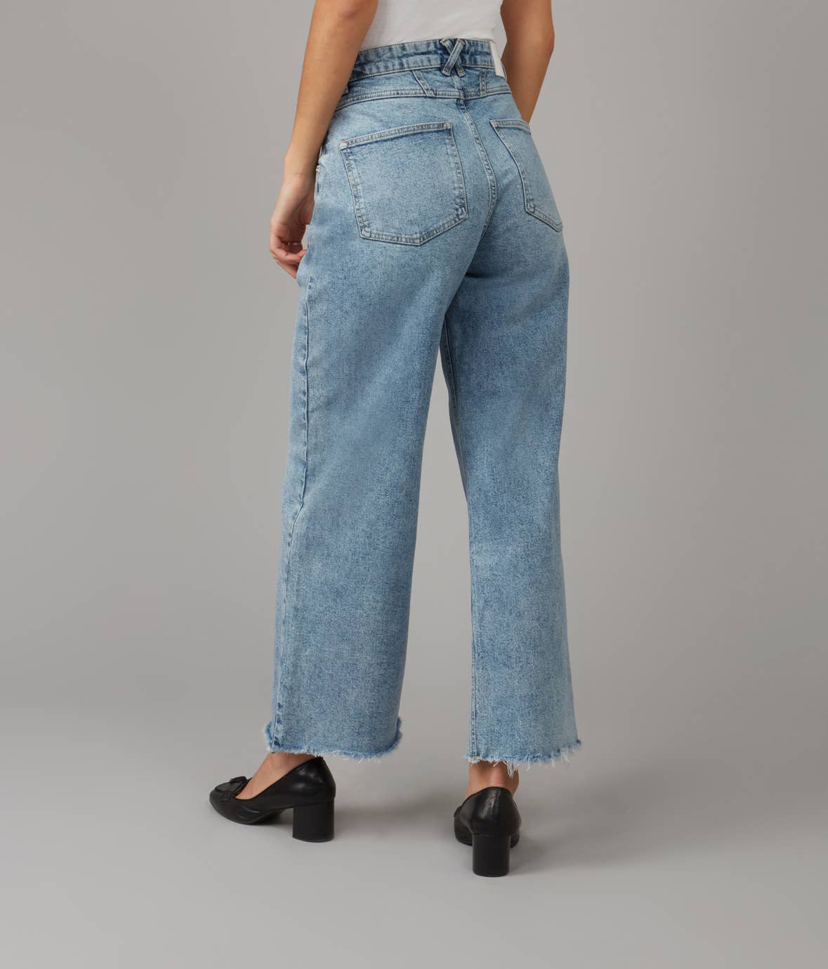 MILAN High Rise Wide Leg Jeans - Jaded Blue