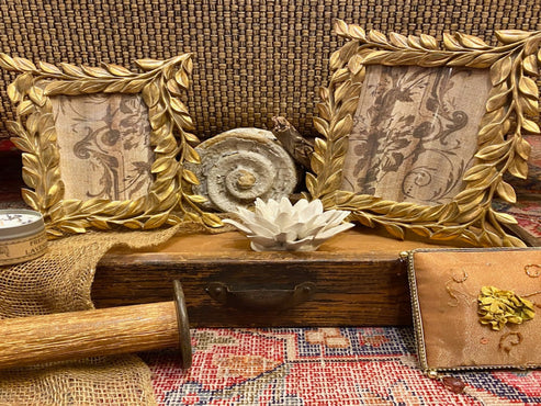 Golden Laurel 4x6 Photo Frame - La De Da
