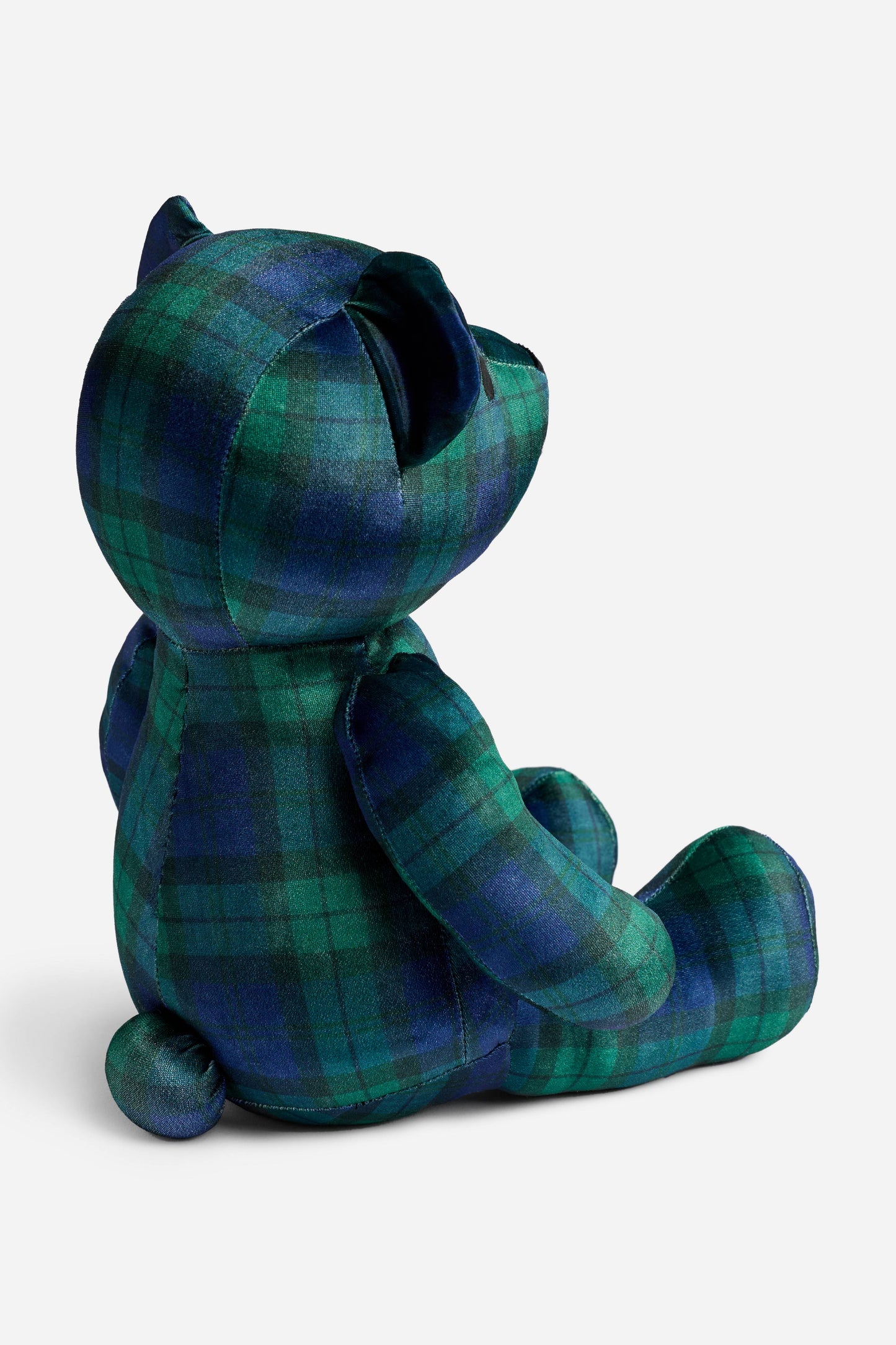 Mingo Plaid Embroidered Velvet Bear