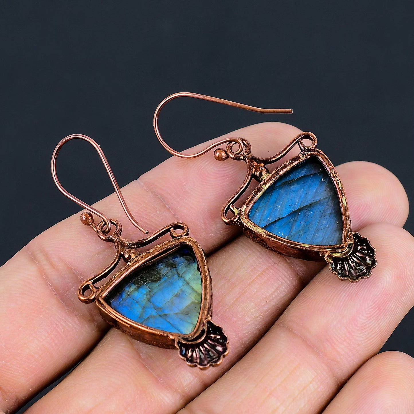 Labradorite Earrings