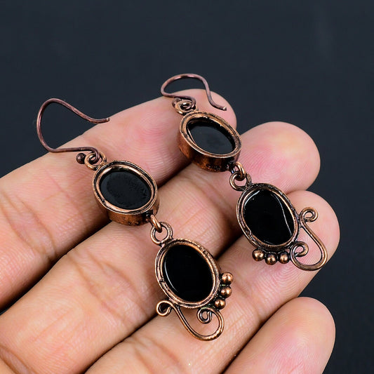 Black Onyx Earrings
