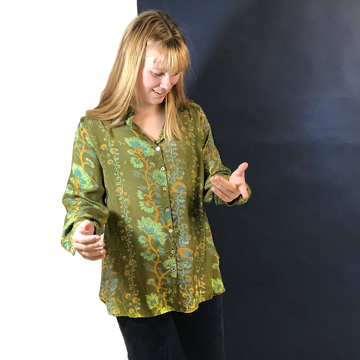 Katie Blouse - Cypress Olive - La De Da