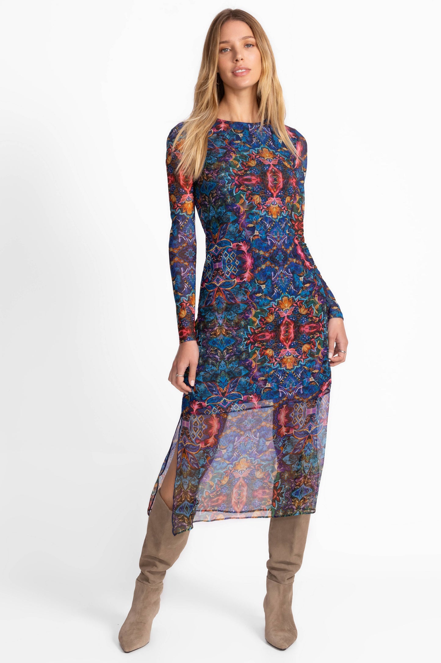 Tulus Mesh Midi Dress - Ottalie