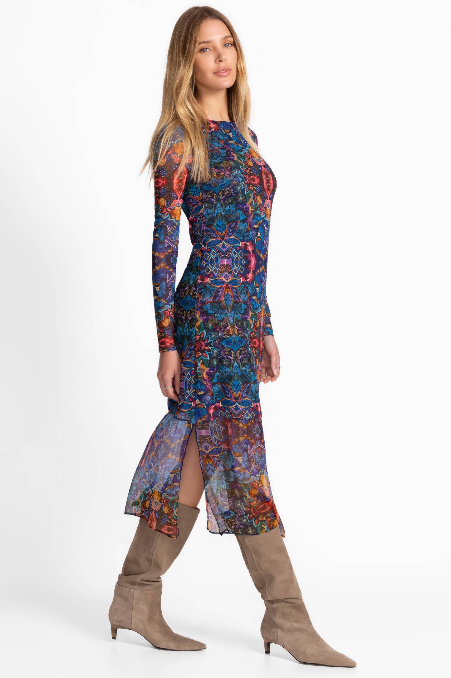 Tulus Mesh Midi Dress - Ottalie