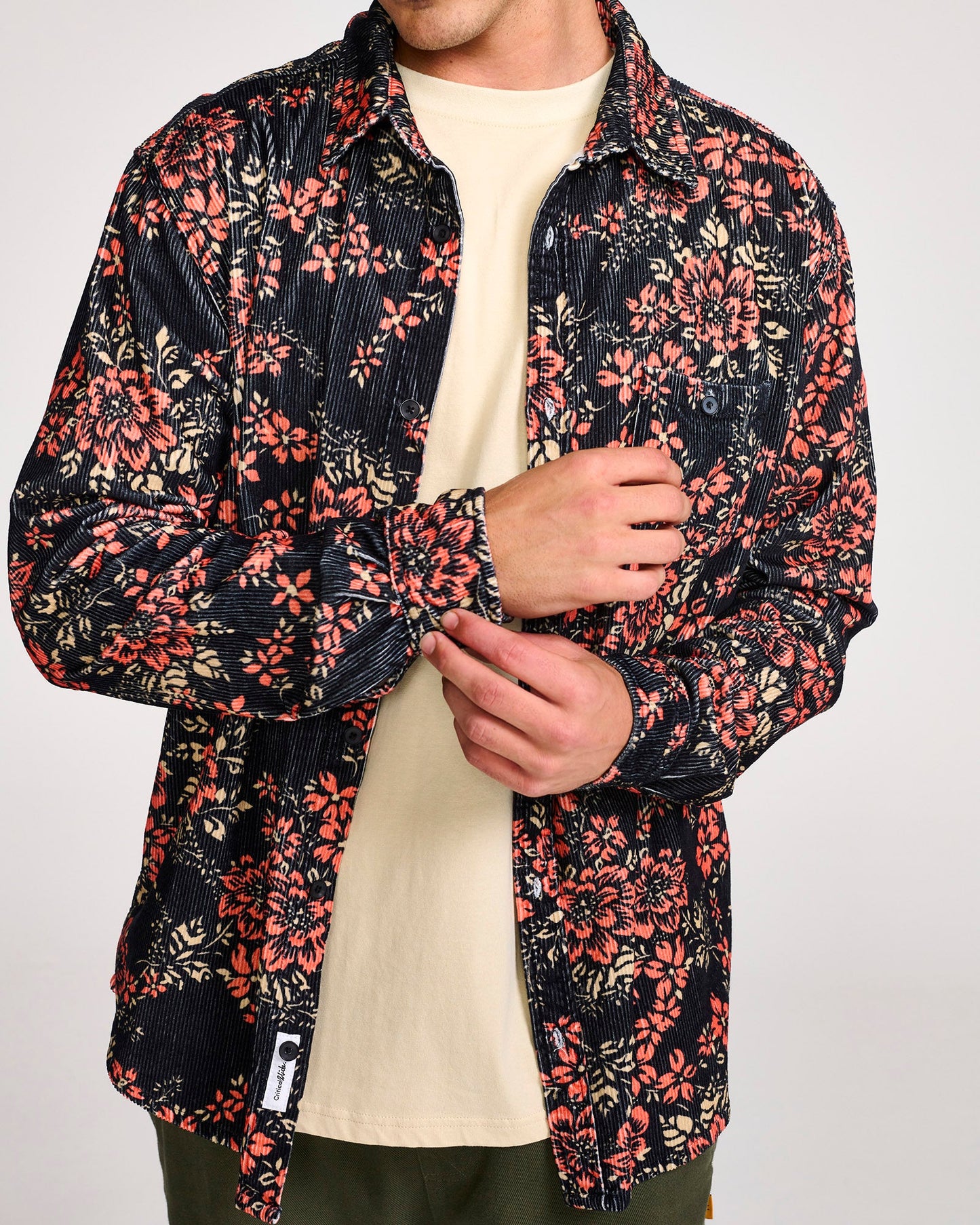 Mercy Cord Shirt - Vintage Black - La De Da