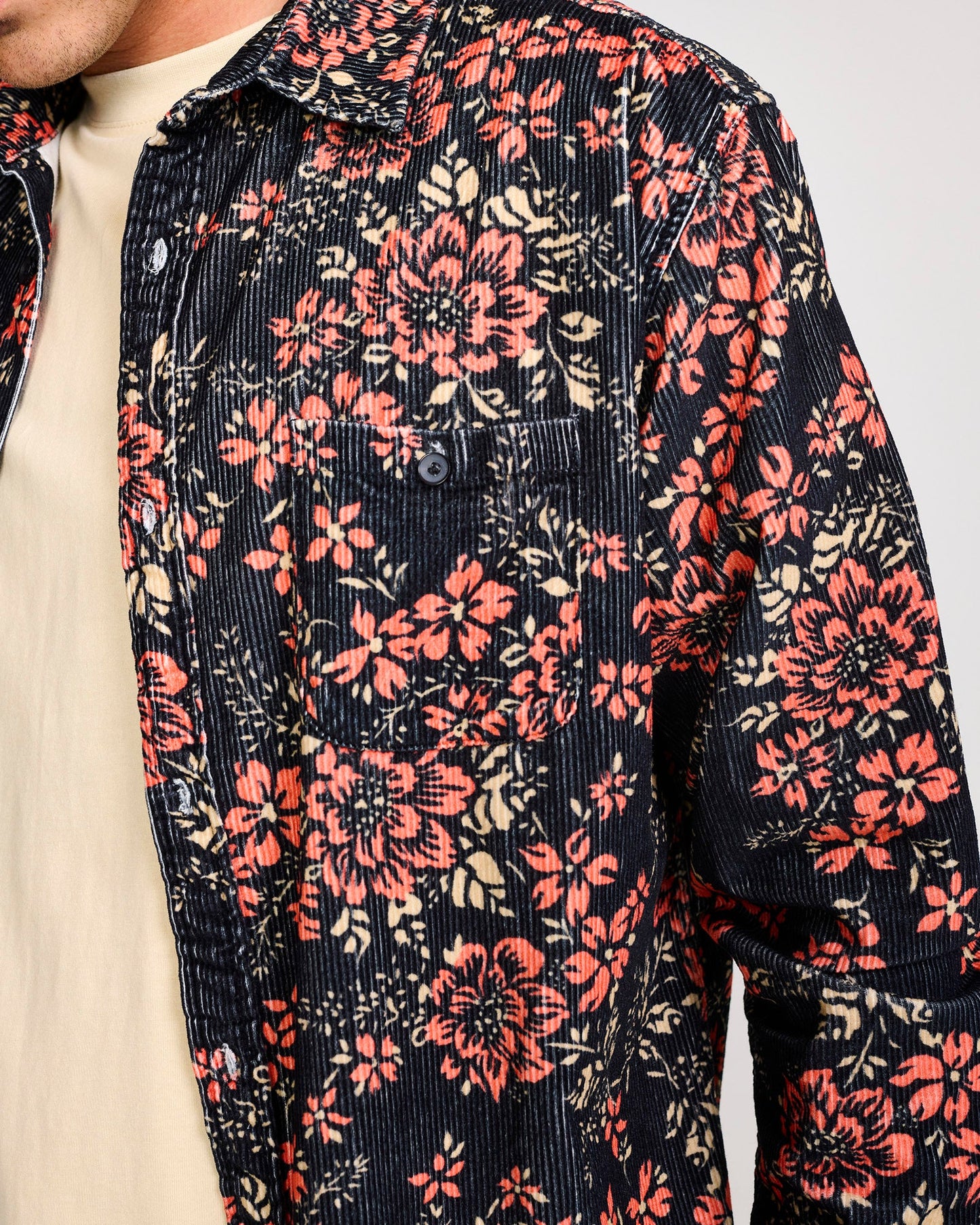 Mercy Cord Shirt - Vintage Black - La De Da