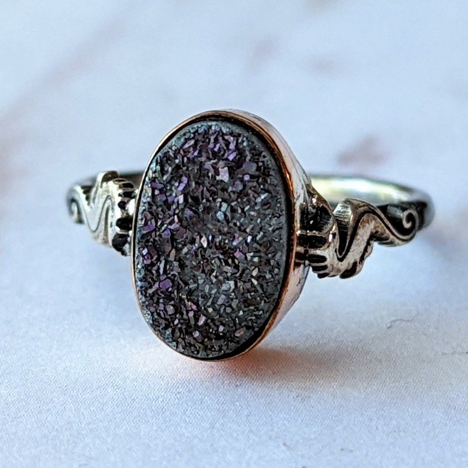 Druzy Ring 7.5 - La De Da