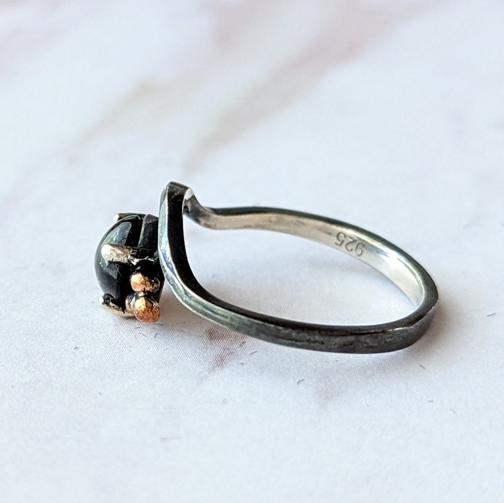 Dark Green Tourmaline Ring 7.5 - La De Da