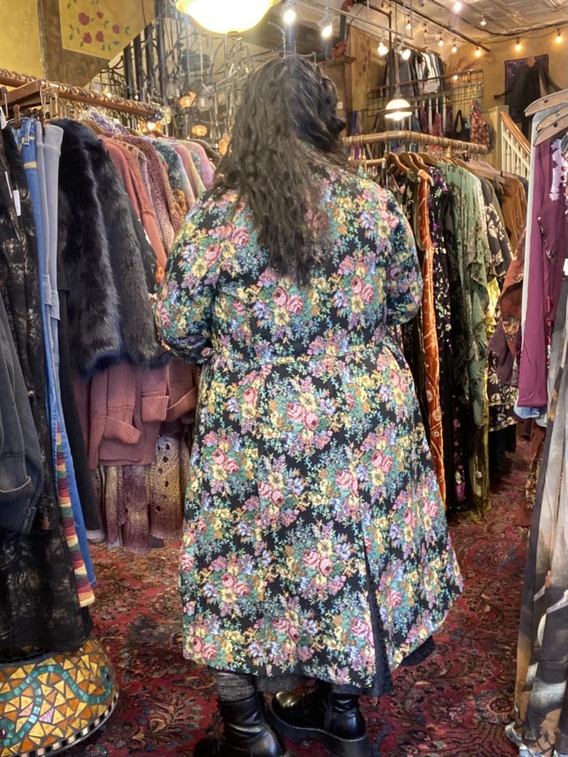 Enchanted Nature Jacquard Coat - La De Da