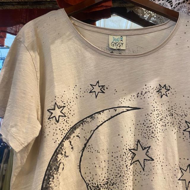 Moon Dance Tee - Moonlight Off White - La De Da