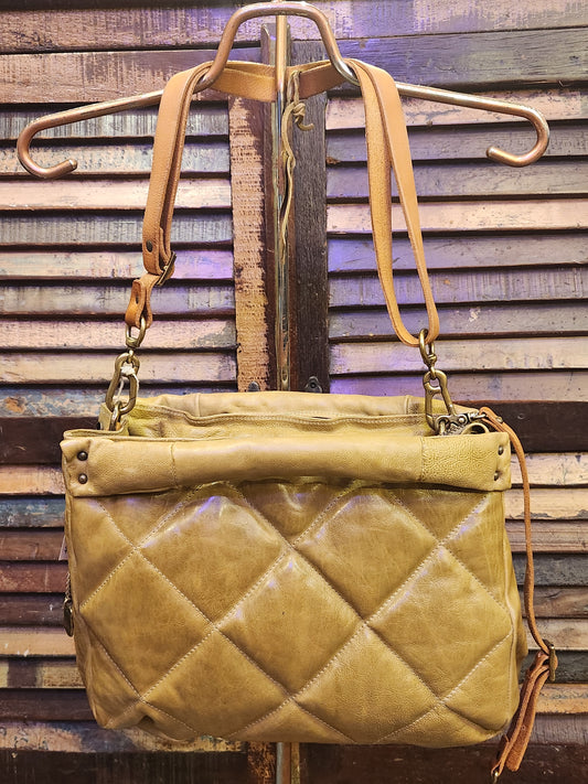Hawes Light Umber Leather Bag