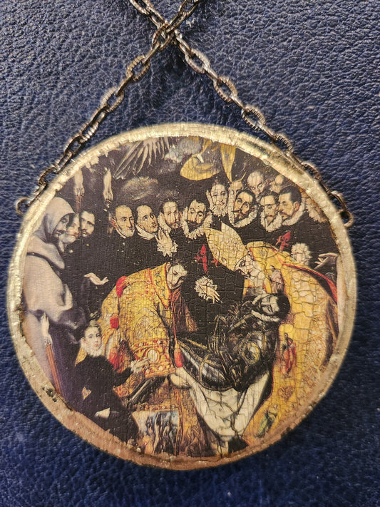 The Burial Handmade Hidden Portrait Necklace