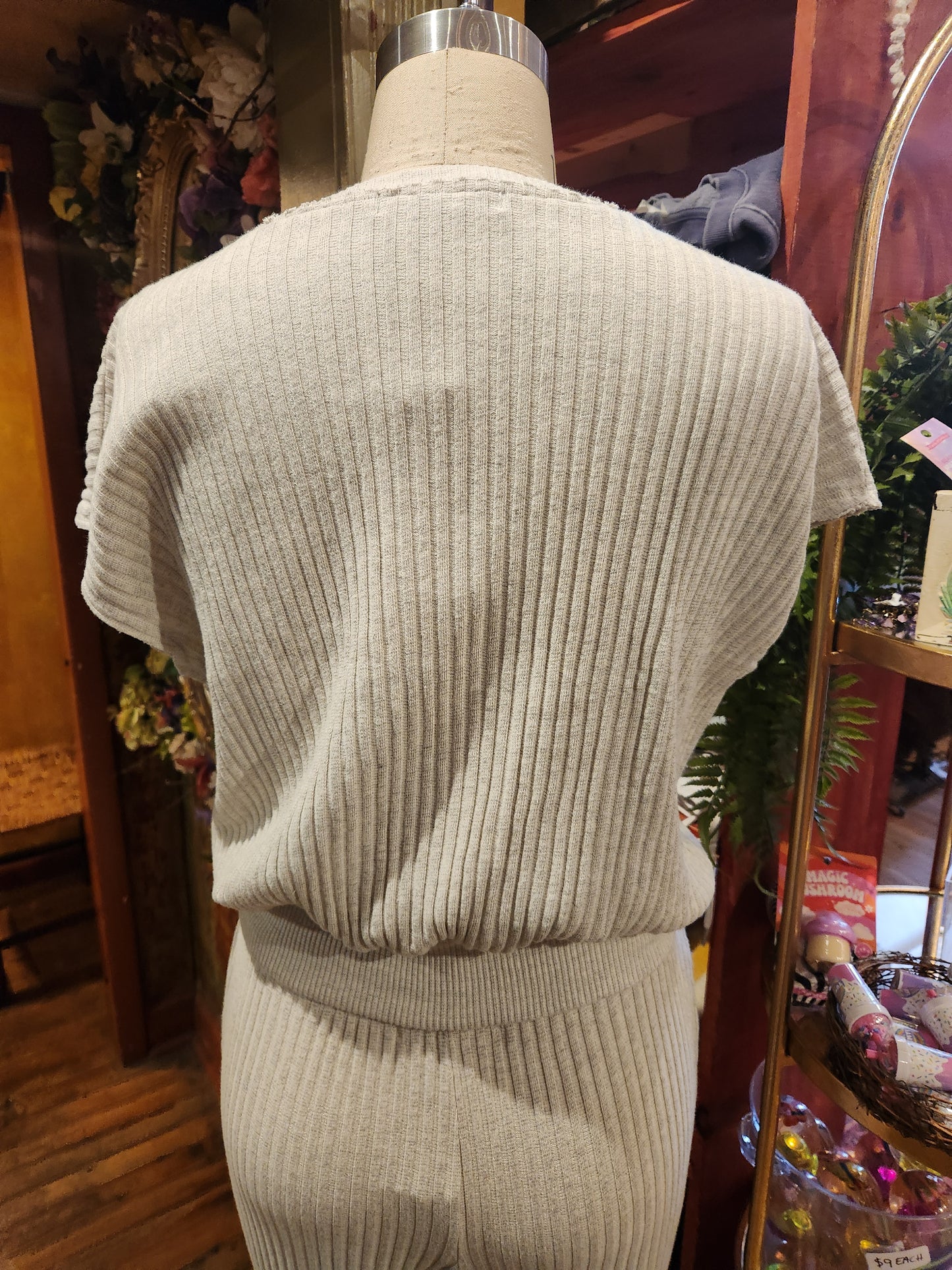 Granada Short-sleeved Pullover - Ash